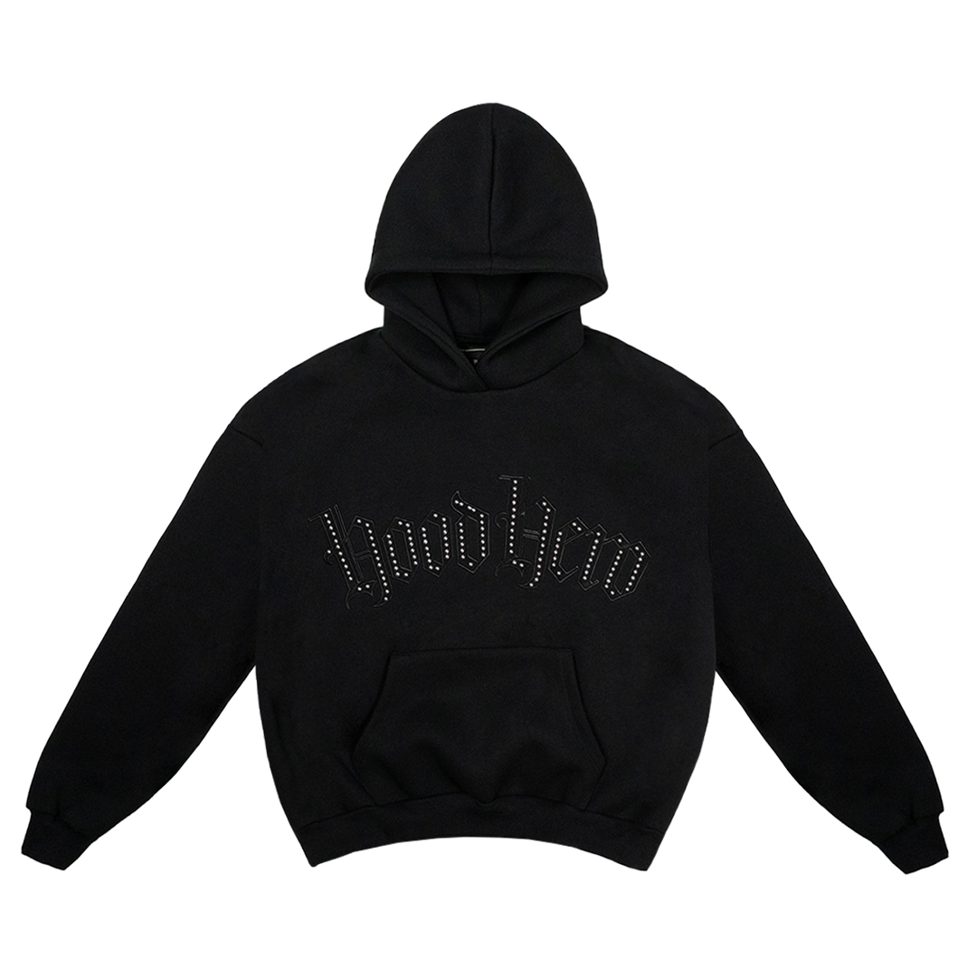 Oversize Tank-Hoodie - Jet Black